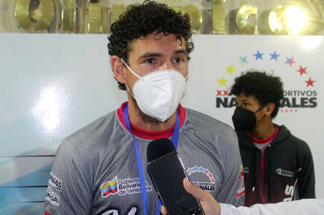 Carlos Eduardo Rivas, integrante de la selección de Monagas