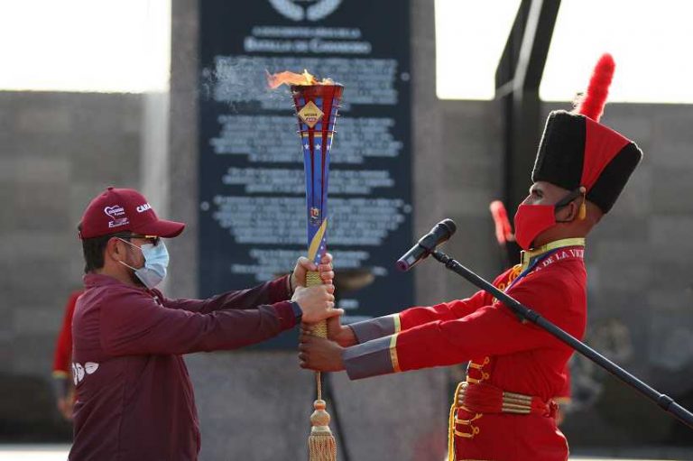 Fuego Patrio de los XX Juegos Deportivos Nacionales