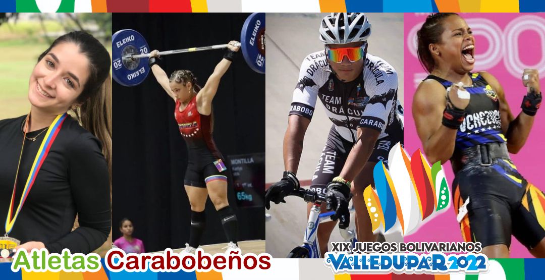 atletas carabobeños Juegos Bolivarianos Valledupar