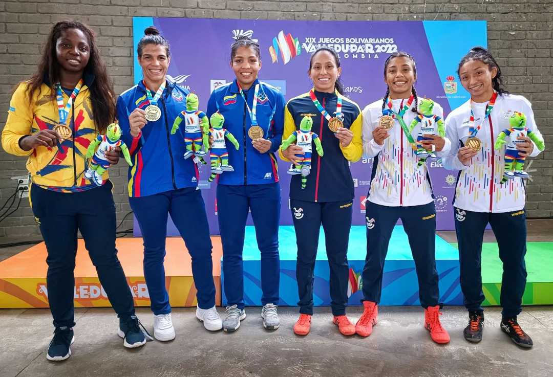 lucha libre femenina juegos bolivarianos 2022