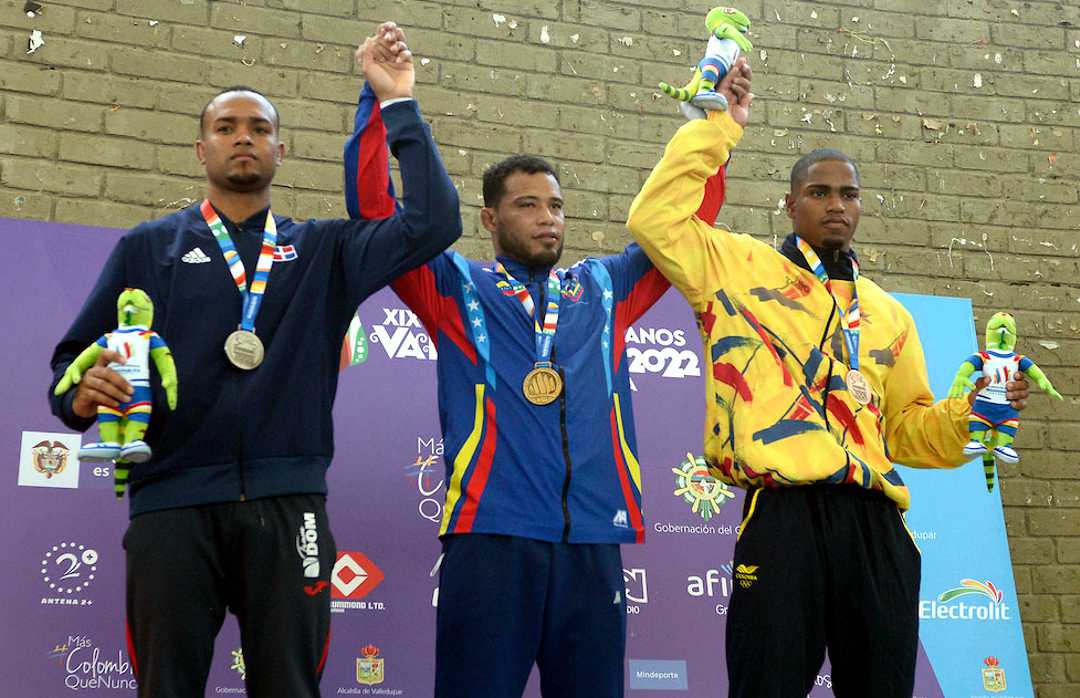 lucha grecorromana juegos deportivos valledupar 2022