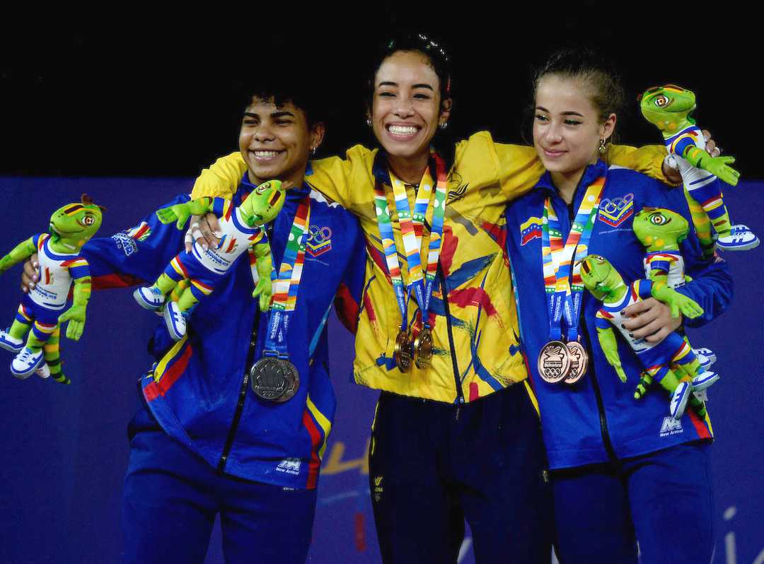 medallistas levantamiento de pesas femenino
