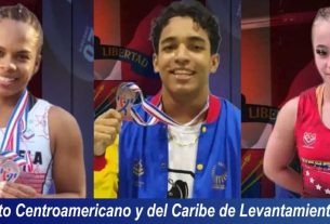Campeonato Centroamericano y del Caribe de Levantamiento de Pesas que de desarrolla en Santo Domingo, República Dominicana.