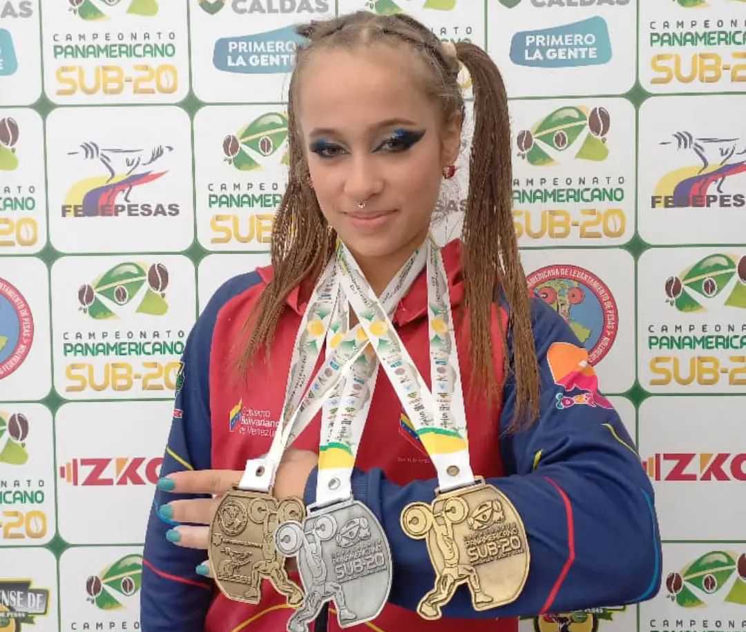 carabobo atleta levantamiento de pesas