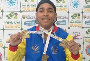 Reinner Arango atleta carabobeños levantamiento de pesas