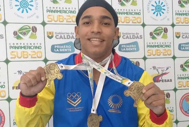 Reinner Arango atleta carabobeños levantamiento de pesas