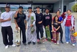 Skateboarding