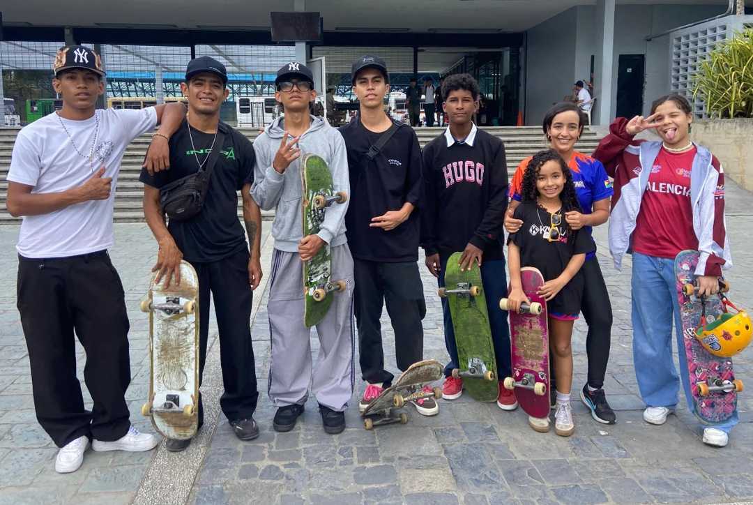 Skateboarding