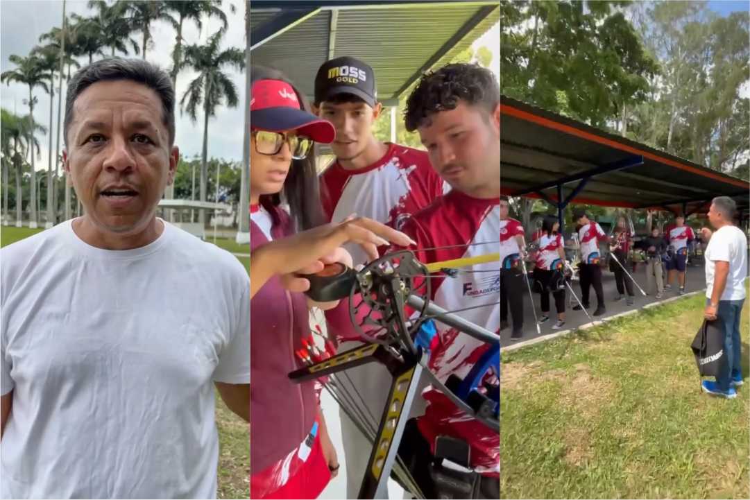 entrenador olímpico Junior Bolaños